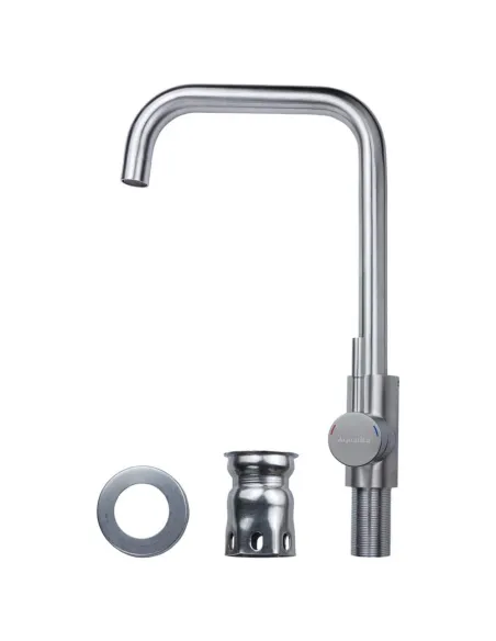 Змішувач для кухні Aquatica KT-4B270P (35 мм, гайка, нержавіюча сталь) - 1