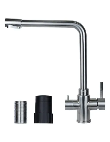 Змішувач для кухні Aquatica KT-4B770P (35 мм, гайка, нержавіюча сталь, під фільтр) - 3