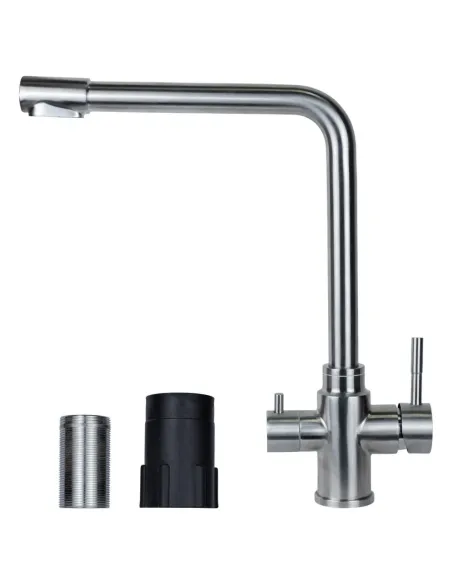 Змішувач для кухні Aquatica KT-4B770P (35 мм, гайка, нержавіюча сталь, під фільтр) - 3