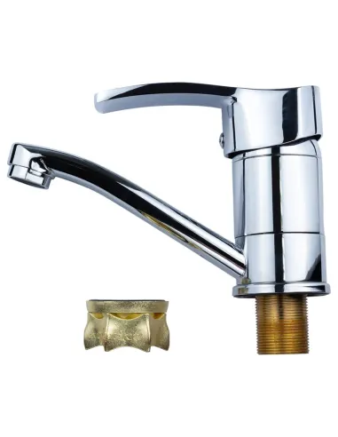 Смеситель для кухни Aquatica MD-1B141C, 40 мм, гусак 150 мм, гайка - 2