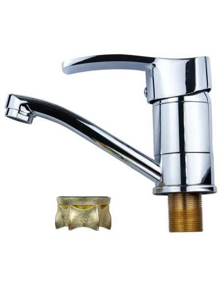 Смеситель для кухни Aquatica MD-1B141C, 40 мм, гусак 150 мм, гайка - 2