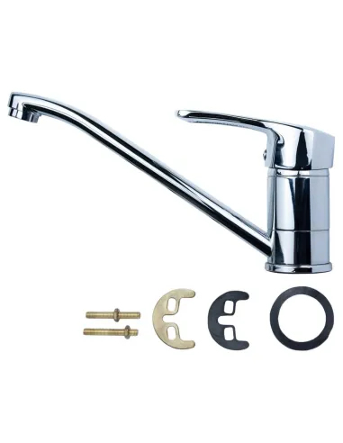 Смеситель для кухни Aquatica MD-2B244C, 40 мм, гусак 250 мм, шпилька - 2