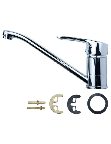 Смеситель для кухни Aquatica MD-2B244C, 40 мм, гусак 250 мм, шпилька - 2