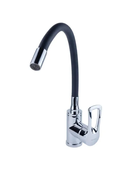 Смеситель для кухни Aquatica ML-4B544C, 40 мм, гайка, гусак силиконовый - 3