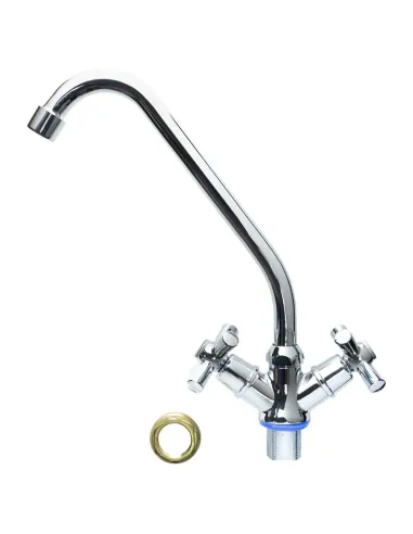 Смеситель для кухни Aquatica PM-1B157C, гайка, эконом, кратно 2 шт - 1