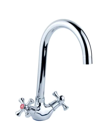 Змішувач для кухні Aquatica PL-4B455C (гайка) - 3