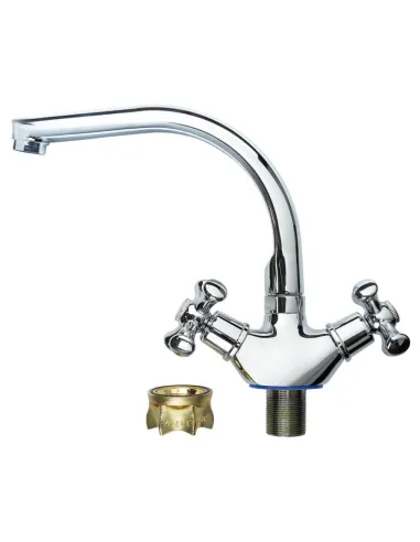 Змішувач для кухні Aquatica PL-4B255C (гайка) - 2