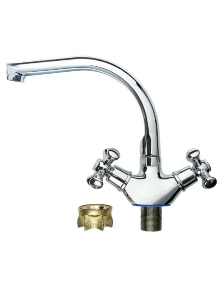 Змішувач для кухні Aquatica PL-4B255C (гайка) - 2