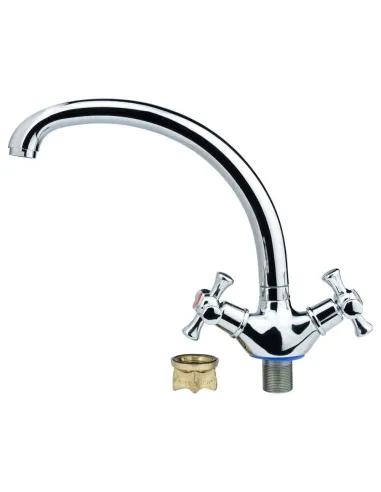 Змішувач для кухні Aquatica PL-4B155C (гайка) - 2