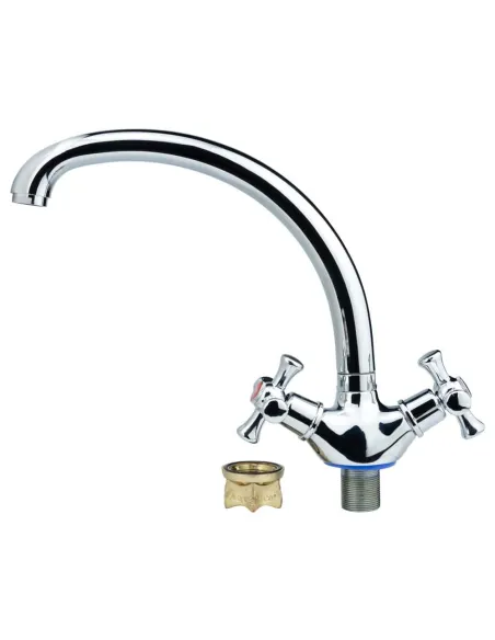 Змішувач для кухні Aquatica PL-4B155C (гайка) - 2