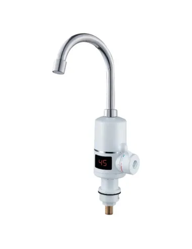 Смеситель для кухни с проточным водонагревателем Aquatica NZ-6B142W, 3.0 кВт, 0,4-5 бар, гайка, с дисплеем - 1
