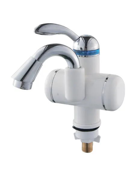 Змішувач для умивальника з проточним водонагрівачем Aquatica LZ-5A111W (3.0 кВт, 0,4-5бар, гайка) - 1