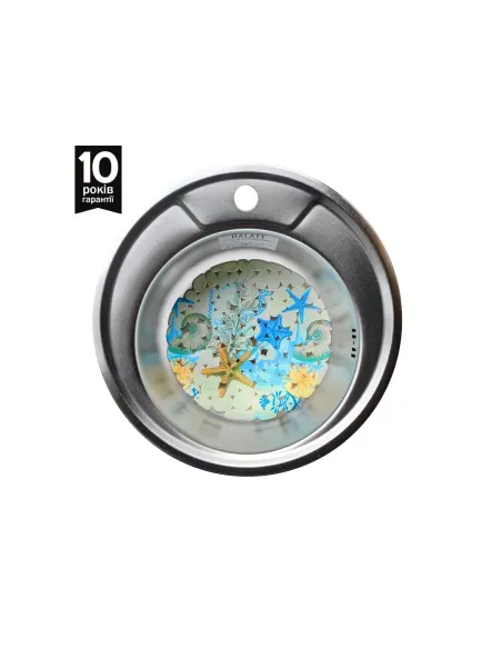 Мойка для кухни из нержавеющей стали круглая Romzha Sorin Mini Satin - 1