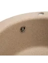 Мийка кухонна кам`яна кругла Romzha Eva Piesok 301, 475x475x175 мм - 2