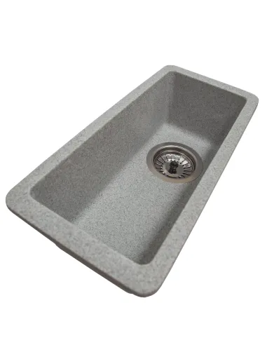 Мойка кухонная каменная прямоугольная Romzha Mira U-160 Seda 601, 200x420x217 мм - 2