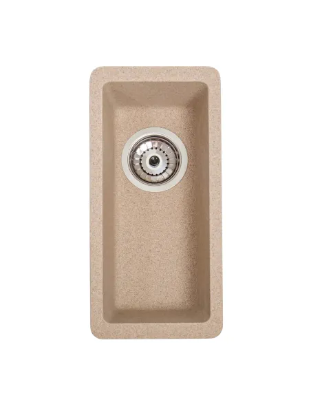 Мойка кухонная каменная прямоугольная Romzha Mira U-160 Piesok 301, 200x420x217 мм - 3