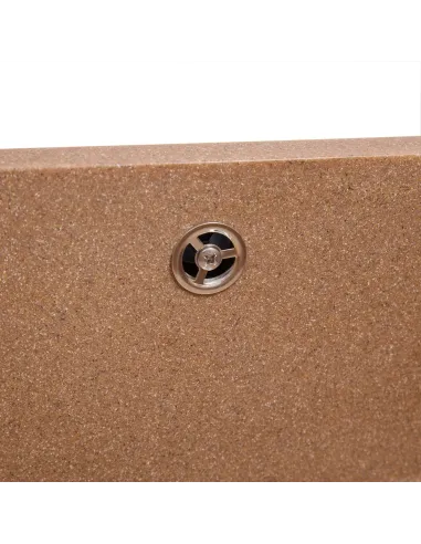 Мойка кухонная каменная квадратная Romzha Mira U-400 Teracota 701, 440x420x217 мм - 5