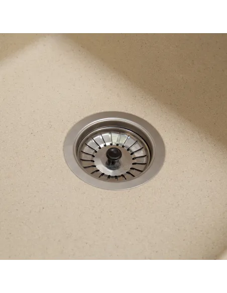 Мойка кухонная каменная квадратная Romzha Mira U-400 Avena 501, 440x420x217 мм - 4