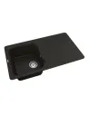 Мийка кухонна кам`яна Vankor Sigma SMP 02.85 Black 845х490 мм, прямокутна, чорна - 2