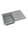 Мийка кухонна кам`яна Vankor Orman OMP 02.78 Gray 765х480 мм, прямокутна, сіра - 4