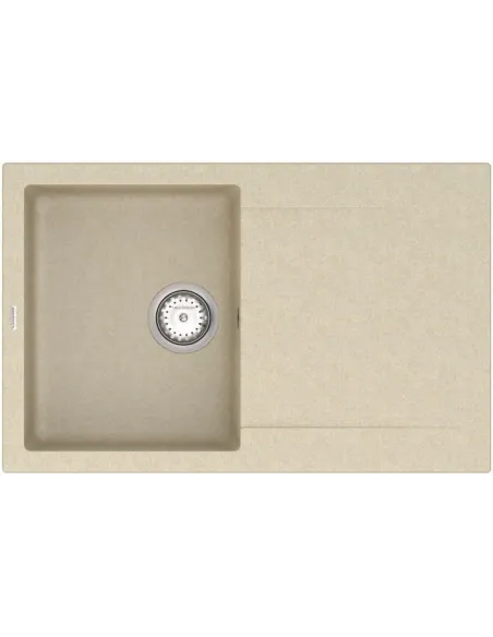 Мойка кухонная каменная Vankor Orman OMP 02.78 Beige 765х480 мм, прямоугольная, бежевая - 2