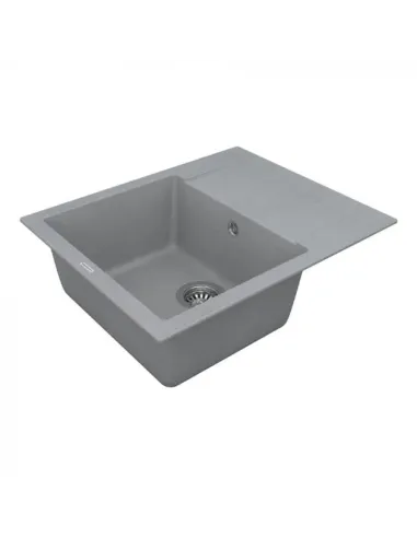 Мийка кухонна кам`яна Vankor Orman OMP 02.61 Gray 585х480 мм, прямокутна, сіра - 2