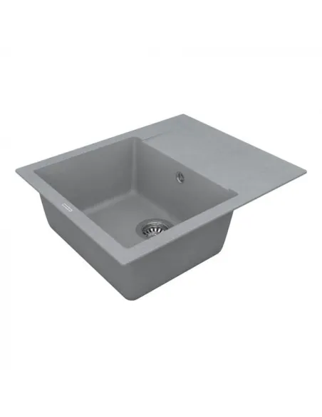 Мийка кухонна кам`яна Vankor Orman OMP 02.61 Gray 585х480 мм, прямокутна, сіра - 2