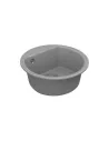Мийка кухонна кам`яна Vankor Easy EMR 01.45 Gray 445х445 мм, кругла, сіра - 2