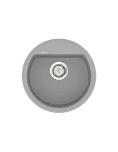 Мийка кухонна кам`яна Vankor Easy EMR 01.45 Gray 445х445 мм, кругла, сіра - 4