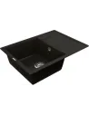 Мойка кухонная каменная Vankor Easy EMP 02.62 Black 610х435 мм, прямоугольная, черная - 2