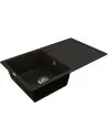 Мийка кухонна кам`яна Vankor Easy EMP 02.76 Black 750х435 мм, прямокутна, чорна - 4