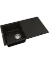 Мийка кухонна кам`яна Vankor Easy EMP 02.76 Black 750х435 мм, прямокутна, чорна - 5