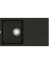 Мийка кухонна кам`яна Vankor Easy EMP 02.76 Black 750х435 мм, прямокутна, чорна - 3
