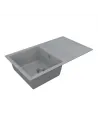 Мийка кухонна кам`яна Vankor Easy EMP 02.76 Gray 750х435 мм, прямокутна, сіра - 2