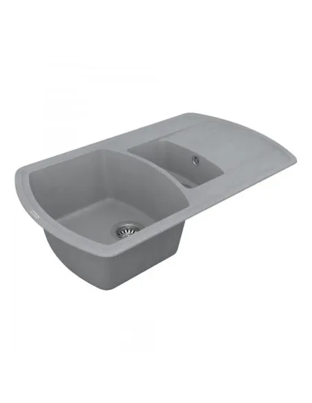 Мийка кухонна кам`яна Vankor Norton NMP 04.86 Gray 855х500 мм, прямокутна, сіра - 2