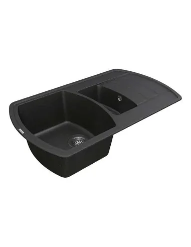 Мийка кухонна кам`яна Vankor Norton NMP 04.86 Black 855х500 мм, прямокутна, чорна - 1