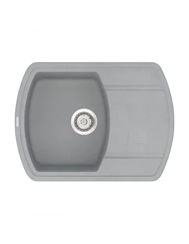Мийка кухонна кам`яна Vankor Norton NMP 02.67 Gray 670х500 мм, прямокутна, сіра - 1