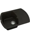 Мийка кухонна кам`яна Vankor Norton NMP 02.67 Black 670х500 мм, прямокутна, чорна - 1