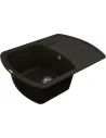 Мийка кухонна кам`яна Vankor Norton NMP 02.67 Black 670х500 мм, прямокутна, чорна - 4