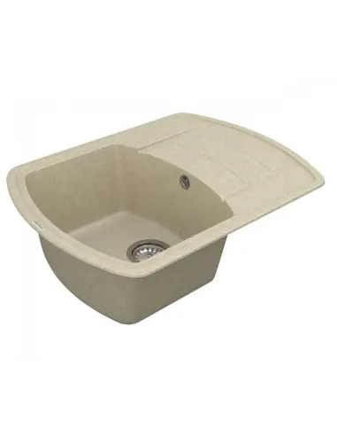 Мийка кухонна кам`яна Vankor Norton NMP 02.67 Beige 670х500 мм, прямокутна, бежева - 2