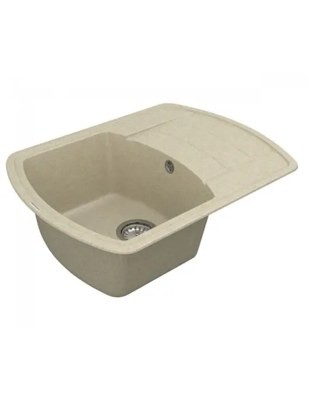 Мийка кухонна кам`яна Vankor Norton NMP 02.67 Beige 670х500 мм, прямокутна, бежева - 2