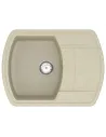 Мийка кухонна кам`яна Vankor Norton NMP 02.67 Beige 670х500 мм, прямокутна, бежева - 4