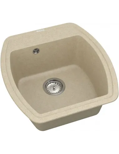 Мийка кухонна кам`яна Vankor Norton NMP 01.48 Beige 480х505 мм, прямокутна, бежева - 1