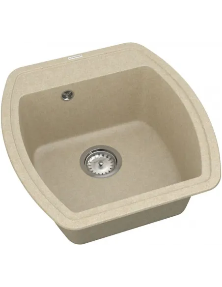 Мийка кухонна кам`яна Vankor Norton NMP 01.48 Beige 480х505 мм, прямокутна, бежева - 1