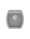 Мойка кухонная каменная Vankor Norton NMP 01.48 Gray 480х505 мм, прямоугольная, серая - 2