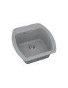 Мийка кухонна кам`яна Vankor Norton NMP 01.48 Gray 480х505 мм, прямокутна, сіра - 4