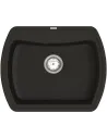 Мийка кухонна кам`яна Vankor Norton NMP 01.63 Black 625х505 мм, прямокутна, чорна - 1