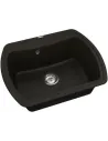 Мийка кухонна кам`яна Vankor Norton NMP 01.63 Black 625х505 мм, прямокутна, чорна - 2