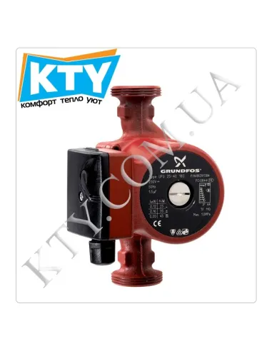 Циркуляційний насос Grundfos UPS32-80 180 з гайками - 2