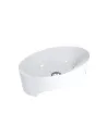 Умывальник для ванной из литого мрамора Miraggio Evora Глянец, 500х320х150 мм - 5